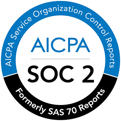 AICPA SOC 2 compliance badge